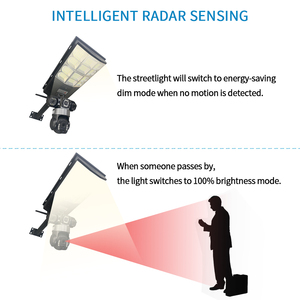 Ngoài Trời Tích Hợp ai năng lượng mặt trời máy ảnh chiếu sáng 2 trong 1 đường phố năng lượng mặt trời An ninh ánh sáng với V380 năng lượng mặt trời IP CCTV Camera 4 gam ngoài trời - Product Image 4