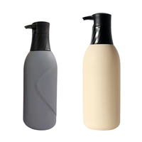 Flacon en plastique HDPE pour soins de la peau, huile, shampoing, gel douche, lotion pour le corps, 500 ml