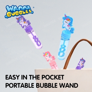 Ingin gelembung ODM/OEM 3PK 30ML kuda pelangi Mini tongkat gelembung anak perempuan tongkat gelembung pesta ulang tahun mainan taman kanak-kanak - Product Image 6