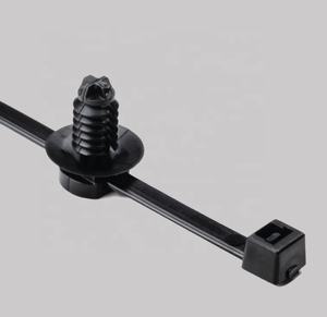 Attaches-câbles automobiles avec fixation en forme de <span class=keywords><strong>sapin</strong></span>, organisateur polyvalent pour regrouper et sécuriser les câbles, cordons ou fils, <span class=keywords><strong>200</strong></span> mm, 100 pièces - Product Image 2