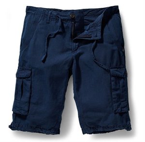 <span class=keywords><strong>Bermuda</strong></span> en lin pour homme, aux couleurs mélangées, nouvelle collection d'été 2020 - Product Image 3