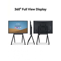 Écran LCD 4K de 85 pouces à réduction d'éblouissement, diffusion sans fil, enregistrement de notes, haute luminosité, pour instituts de formation