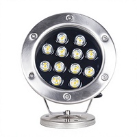 Projecteur LED submersible IP65 en aluminium pour jardin et paysage, puce Epistar, RGB multicolore, lumière de piscine sous-marine, CRI élevé 90, DC24V, dimmable