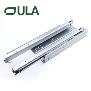 OULA Furniture Hardware Heavy-Duty Iron 45mm Concealed <strong>Slides</strong> with 3D Lock Full Extension Hidden Telescopic <strong>Drawer</strong> <strong>Slides</strong> - Product Image 4