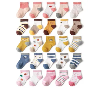 Jingwen Spring And Summer Boys And Girls Thin Princess Baby Socks Fishnet Socks Newborn Cotton Socks