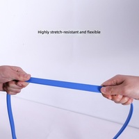 Lame de rechange flexible et résistante en silicone bleu pour raclette de nettoyage de vitres commerciales