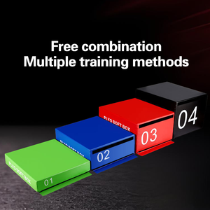 Caja de Salto con Peso Ajustable Profesional de PVC con Superficie Antideslizante Duradera para Entrenamiento Cardiovascular y de Fuerza - Product Image 2