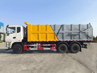 Haute qualité 16CBM 4x2 Dongfeng compacteur camion à ordures manuel Diesel comprimé amarrage camion à ordures moteur personnalisé