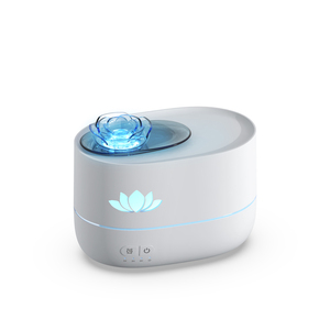 B2B Marketplace <span class=keywords><strong>H2O</strong></span> Machine d'aromathérapie Lotus à flamme simulée Humidificateur d'air à purification par ultrasons 350ML - Product Image 1