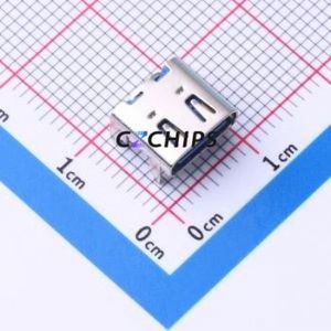 HC-TYPE-C-16P-CH3.18-3A-B5-02 USB Connector SMD Connector Type-C USB 3.1 Female Horizontal Mount - Product Image 1