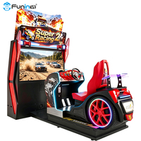 Machine de jeu vidéo d'arcade de course de voitures à monnayeur avec écran de 42 pouces, en plastique, avec langues japonaise et anglaise