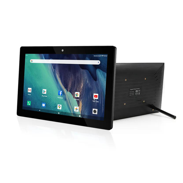 Android 10 OS Quad-core 1.6GHz Processor FHD LCD Touch Screen 2GB RAM 16GB ROM 2.4G WiFi Industrial Monitor 10.1 Inch RJ45 250