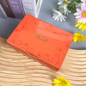 Boîte en papier rose réutilisable et écologique Sunshine pour sushis, biscuits, sauces, gâteaux, pâtisseries, donuts, traiteur, table de déjeuner - Product Image 5