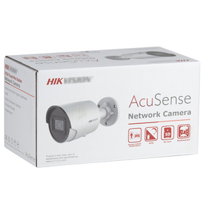 Caméra Bullet HIK DS-2CD2043G2-IU 4MP AcuSense avec apprentissage profond pour des alertes précises sur les personnes et les véhicules - Product Image 1