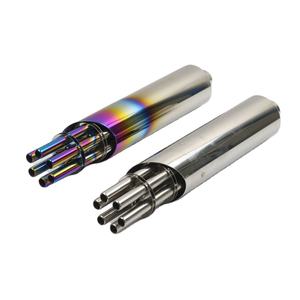 Silenciador de Tubo de Escape de Acero Inoxidable para Motocicleta <span class=keywords><strong>125cc</strong></span> 150cc para Scooter Gy6 Vespa Primavera <span class=keywords><strong>4T</strong></span> 3V Sprint 125/150 - Product Image 1