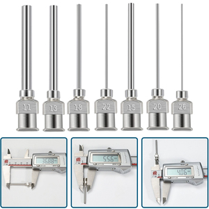 Aiguille de distribution de 1 pouce 25mm 16G Aiguille de distribution de seringue en acier inoxydable