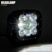 Luz de Trabajo LED Láser de Alta Potencia de 5 Pulgadas, Chip de Marca, Foco Antiniebla para Conducción Todoterreno, Lámpara Auxiliar para Parachoques de Camiones, Tractores y 4x4