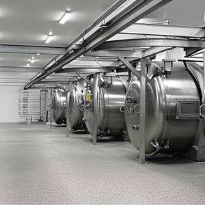 Industrial Dairy Product Freeze Dryer 600Kg Automatic Defrosting System - Product Image 2