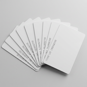 CR80 TK4100 PVC White <b>Cards</b> with RFID Hotel Use 18-bit Coding Waterproof & Printable - Product Image 5
