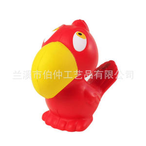 Chameleon Squishy Pu Bird Stress Ball Blue Red Plastic Slow <b>Rebound</b> Toy For Ages 2 4 Years - Product Image 2