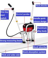 Benzin/elektrische beton vibration herrscher nivellierung herrscher beton vibrierende herrscher für straßenbau bau