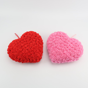 Decoração de Parede em Forma de Coração com Rosas Artificiais MEICHUANGHUI, Arte de Parede Romântica Personalizada para Casamentos e Dia dos Namorados - Product Image 4