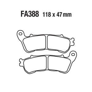 Plaquettes de frein à disque pour moto, garnitures de frein à disque FA388 FES <span class=keywords><strong>SH</strong></span> NSS CBF VT <span class=keywords><strong>125</strong></span> 700 100 - Product Image 2