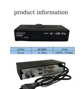 Nhà máy trực tiếp Set Top Box yasin <span class=keywords><strong>DVB</strong></span> T2 không có đệm nhiều ngôn ngữ <span class=keywords><strong>MPEG4</strong></span> <span class=keywords><strong>HD</strong></span> TV Bộ giải mã Wifi <span class=keywords><strong>Receiver</strong></span> - Product Image 2