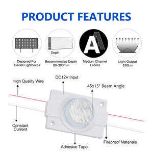 6500K White 180LM 2W Led Signage Module for Lightbox Sign <b>Billboard</b> - Product Image 3