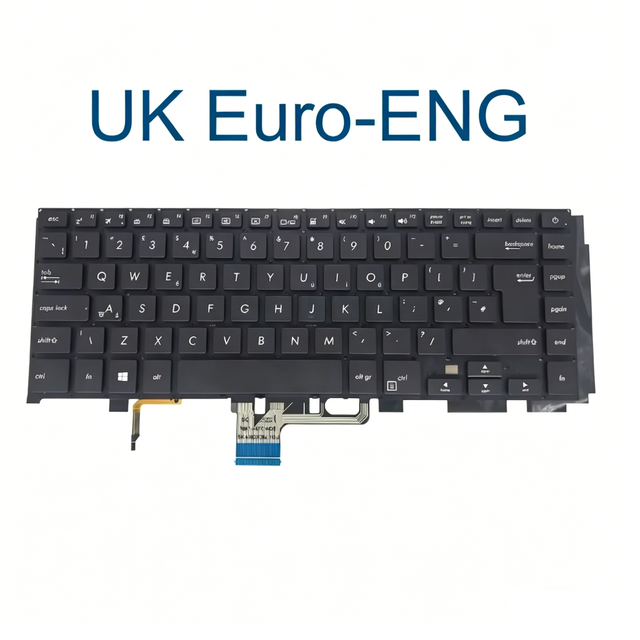 CS German UK Backlit Keyboard for Asus ZenBook Pro UX530UQ UX530 UX530U UX530UX Czech Slovakia 0KNB0-4624UK00 0KN1-1M1UK13 New
