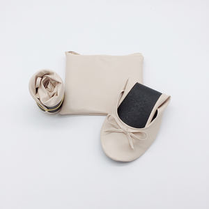 Vente en gros de <span class=keywords><strong>ballerines</strong></span> pliables nues personnalisées imprimées cadeaux de mariage d'été pour les invités fermeture à enfiler légère - Product Image 2