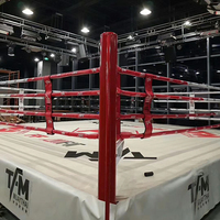 Ring de boxe professionnel personnalisé pour l'entraînement en salle, la compétition en plein air de Muay Thai, UFC, MMA