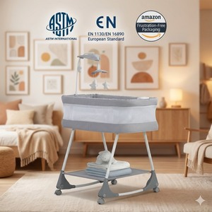 Cuna Mecedora Plegable para Bebé, Columpio para Dormitorio, Precio de Fábrica - Product Image 5