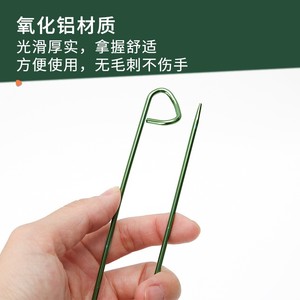 Juego de gancho de ganchillo de 25mm de estilo <span class=keywords><strong>Simple</strong></span>, soporte de puntada de hilo de aluminio de acero inoxidable, aguja de tejer, accesorio de costura para uso manual - Product Image 5
