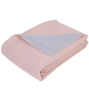 Weighted Blanket For Adults Cream Style French Design Queen Size Silk Satin Summer Duvet Bedding Set