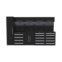 Armoire de rangement d'outils en métal à 4 tiroirs de haute qualité chariot à outils d'angle vert noir pour ateliers OEM robuste personnalisable