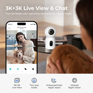 Hot bán imilab C30 kép 3K + 3K HD màu Night Vision Home Camera an ninh hai cách âm thanh Pet bé Màn hình Wifi ip camera - Product Image 3