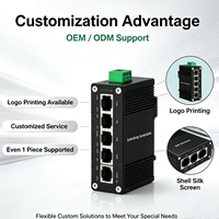 Convertidor de Medios OEO SFP+ a SFP+ 10G Inteligente con IA, Repetidor SFP+ Multirrate de 125M-14.5G, Compatible con Prueba de Loopback