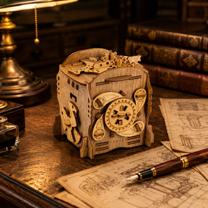 <span class=keywords><strong>IDventure</strong></span> <span class=keywords><strong>Cluebox</strong></span> Captains Nemo Vehículos Nautilus Escape Room Rompecabezas 3D de Madera para Adultos, Juego de Ingenio, Regalo de Cumpleaños para Hombres, Dinero - Product Image 3