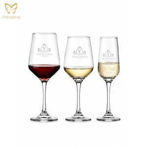 Verres à pied en verre transparent fabriqués à la machine, compatibles lave-vaisselle, verres à vin rouge, verres à vin blanc, flûtes à champagne, verres durables sans plomb - Product Image 1