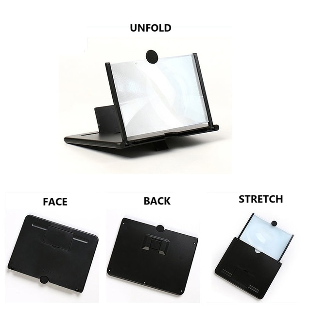 Gift Promotion 10 Inch Mobile Magnifier 3d Enlarge Screen HD Eyes Protection Display Video Universal Screen Amplifier Cellphone