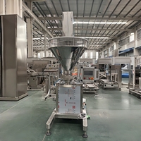 Machine de remplissage de poudre semi-automatique de haute précision pour emballages en plastique et en verre de qualité alimentaire, 5g-5000g par sac