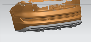 Runde vente exclusive Kit de carrosserie pour Audi Etron mise à niveau <span class=keywords><strong>HY</strong></span> Kit de carrosserie lèvre avant diffuseur arrière ailes supérieures jupes latérales matériau ABS - Product Image 6