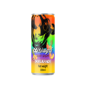 Bebida Energética Tropical Punch 330ml, Carbonatada, Refrescante, Sabor a Frutas Tropicales, Bebida Saludable, Bebida Funcional, Botella Grande para Uso Diario - Product Image 1