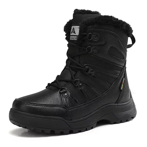 Wholesale Large Size New <b>Ladies</b> Padded Women's <b>Boots</b> <b>Waterproof</b> Lightweight Plush Warm Sports Outdoor <b>Snow</b> <b>Boots</b> - Product Image 2