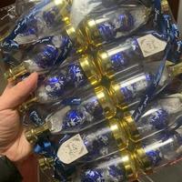 Autocollant personnalisé 90ml 120ml Mini bouteille de champagne en plastique 3.5g 7g Conteneurs d'emballage de bonbons bonbons vides transparents réutilisables