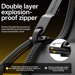 Công suất lớn hành lý & pho mát giống như bên ngoài chịu áp lực chống sốc, được trang bị với đôi theo dõi nổ bằng chứng dây kéo - Product Image 6