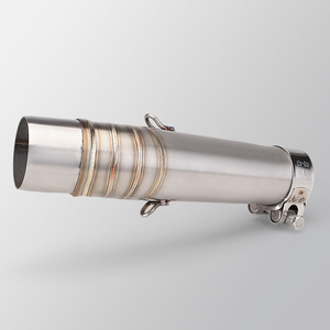 Scarico Slip-On Flight in Fibra di Carbonio con Raccordo per <span class=keywords><strong>Honda</strong></span> <span class=keywords><strong>NC700</strong></span> NC750 NC750X 2012-2020, Condizioni Nuove - Product Image 4