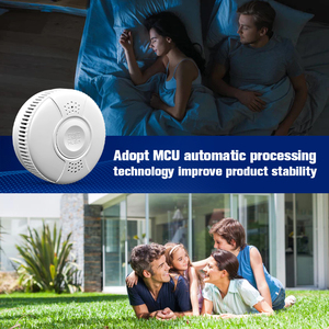 Nhà khói rò rỉ cảm biến 85dB an toàn âm thanh độc lập quang điện không dây Cháy Khói báo động - Product Image 3
