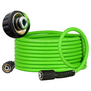 <span class=keywords><strong>Manguera</strong></span> de PVC-PU a Prueba de Explosiones de Alta Presión para Lavado de Autos, Tubería de Agua de Desobstrucción de Alta Presión de 4 Puntos - Product Image 1